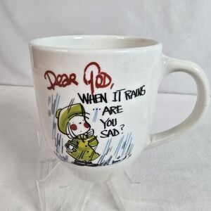 Royal Norfork "Dear God" coffee mug_ 16 oz in white
